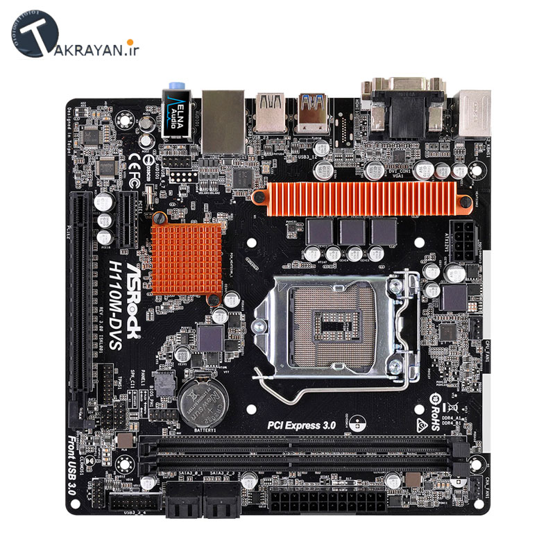 ASRock H110M-DVS Motherboard